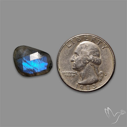 Rose Cut Blue Labradorite