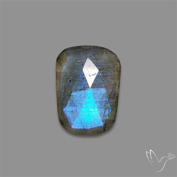 Rose Cut Blue Labradorite