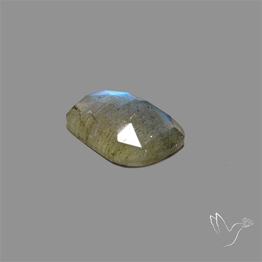 Rose Cut Blue Labradorite