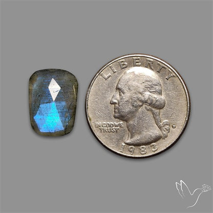 Rose Cut Blue Labradorite