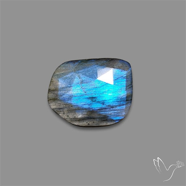 Rose Cut Blue Labradorite