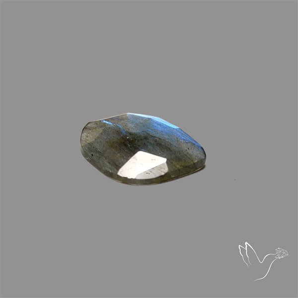 Rose Cut Blue Labradorite