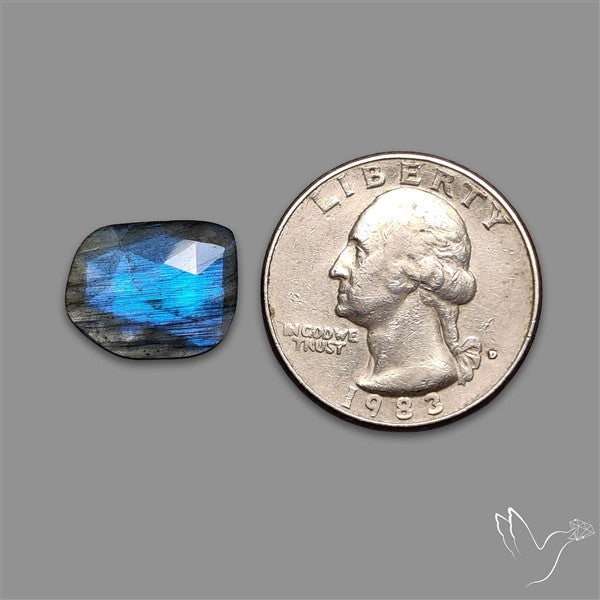 Rose Cut Blue Labradorite