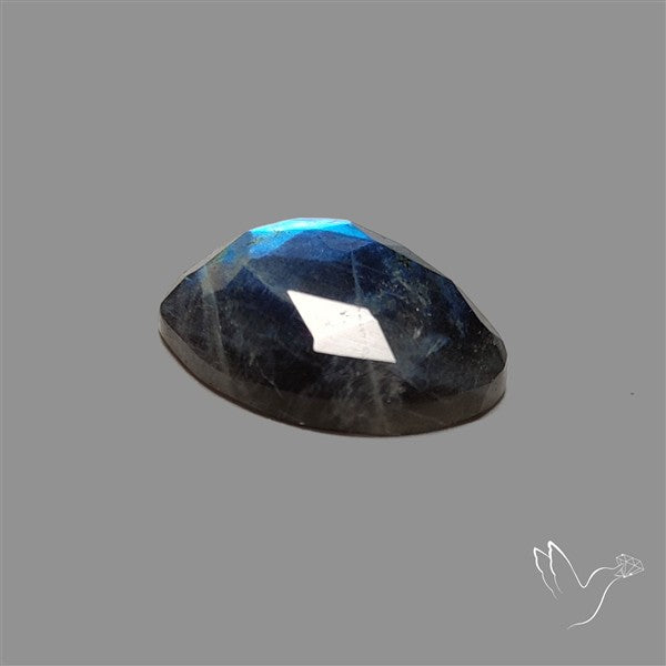 Rose Cut Blue Labradorite