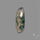 Checkerboard Cut Moss Agate