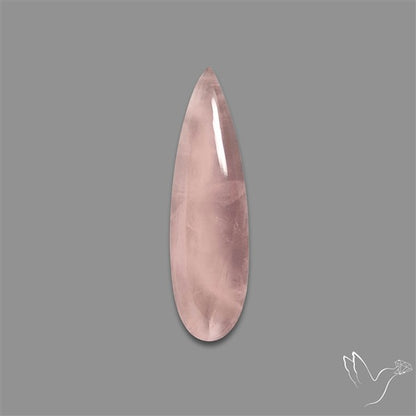 Rose Quartz Long Pear Talon Cabochon