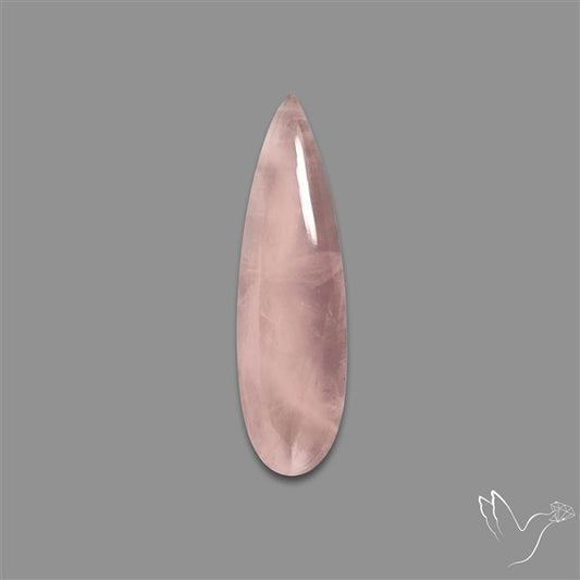 Rose Quartz Long Pear Talon Cabochon