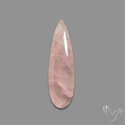 Rose Quartz Long Pear Talon Cabochon