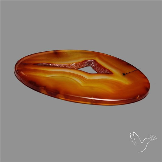 Montana Agate Slice Cabcohon Flat Cut