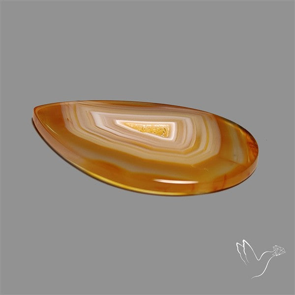 Montana Agate Slice Cabcohon Flat Cut