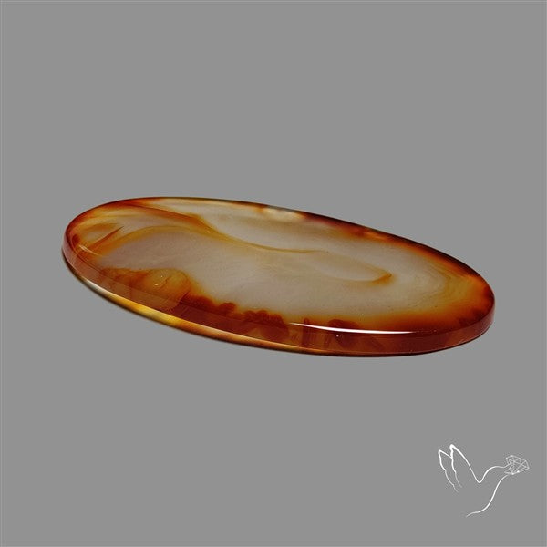 Montana Agate Slice Cabcohon Flat Cut