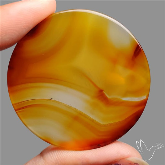 Montana Agate Slice Cabcohon Flat Cut