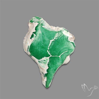 Utah Lucin Variscite Slice Uneven Freeform Polished