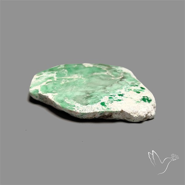 Utah Lucin Variscite Slice Uneven Freeform Polished