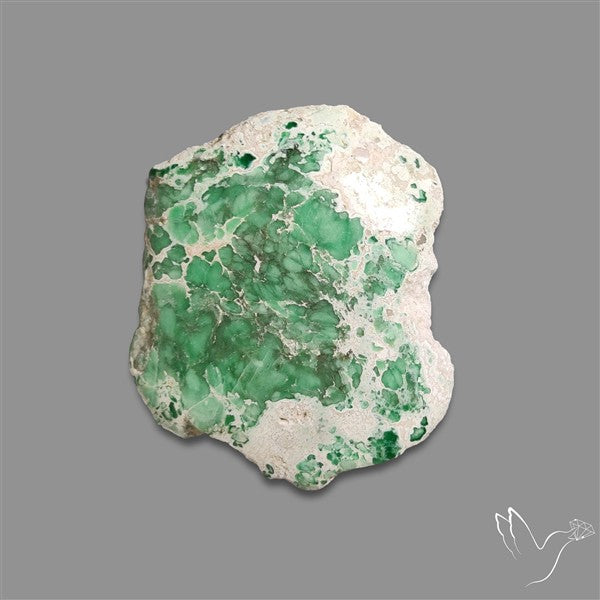 Utah Lucin Variscite Slice Uneven Freeform Polished