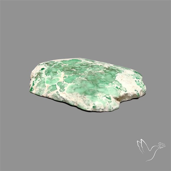 Utah Lucin Variscite Slice Uneven Freeform Polished