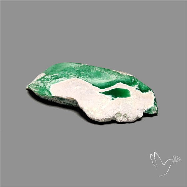 Utah Lucin Variscite Slice Uneven Freeform Polished