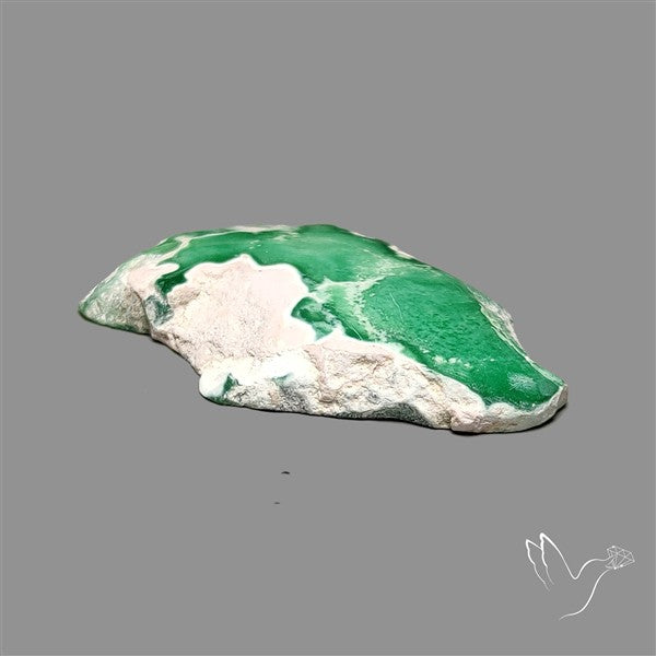 Utah Lucin Variscite Slice Uneven Freeform Polished