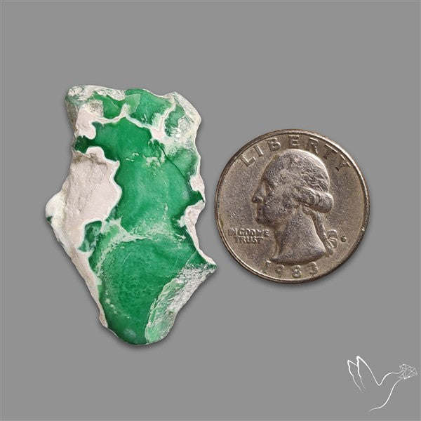 Utah Lucin Variscite Slice Uneven Freeform Polished