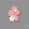Pink Conch Shell Floral Carving Top Grade Deep Pink