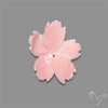Pink Conch Shell Floral Carving Top Grade Deep Pink