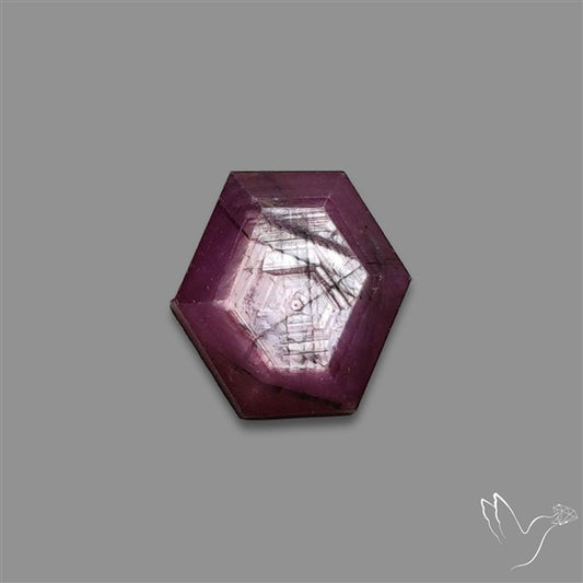 Step Cut Indian Ruby Flashy