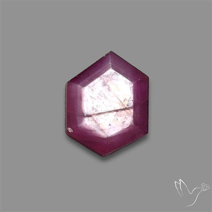 Step Cut Indian Ruby Flashy