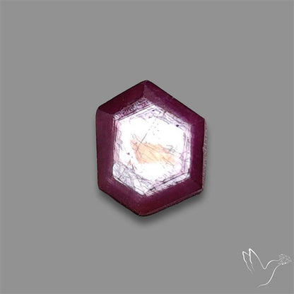 Step Cut Indian Ruby Flashy