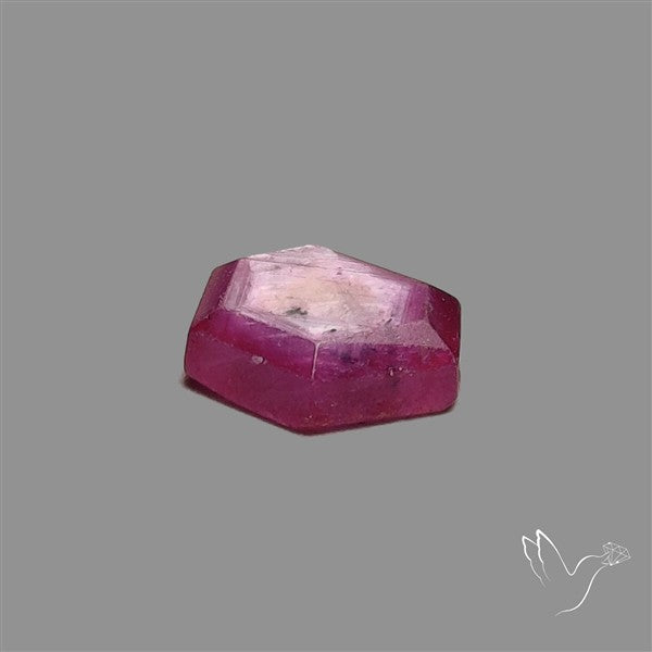 Step Cut Indian Ruby Flashy