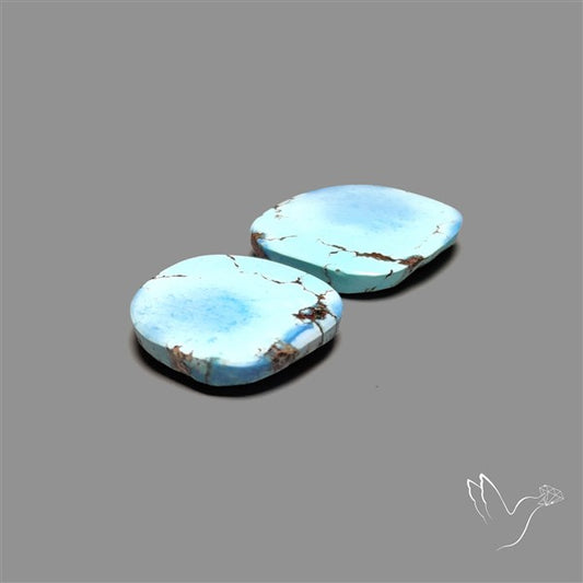 Rare Golden Hill Turquoise Pair