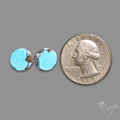 Rare Golden Hill Turquoise Pair