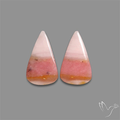 Peruvian Pink Opal Pair