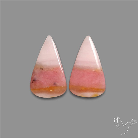 Peruvian Pink Opal Pair