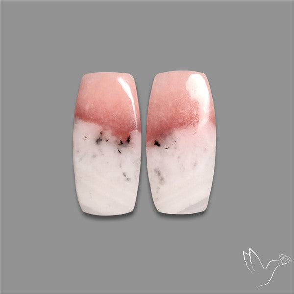 Peruvian Pink Opal Pair