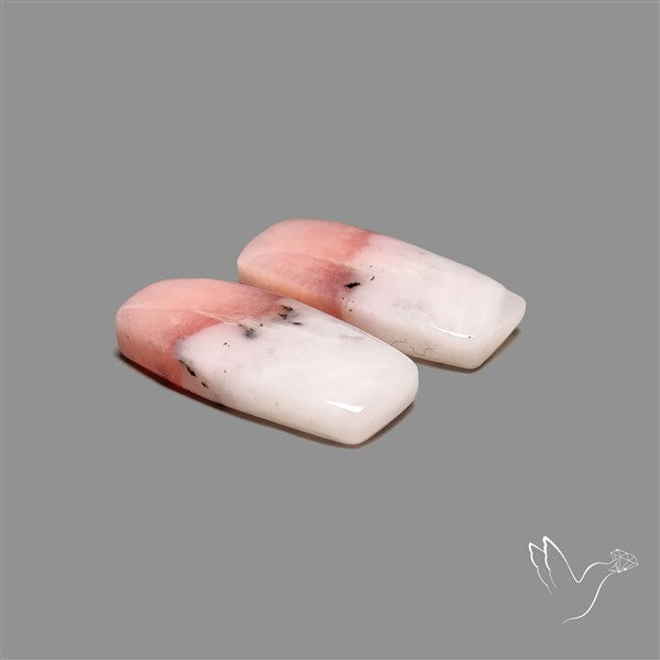 Peruvian Pink Opal Pair