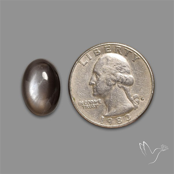 Black Moonstone Cabochon