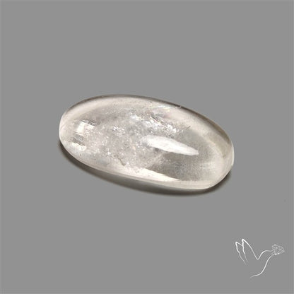 Rare Himalayan Quartz With Rainbow Cabochon