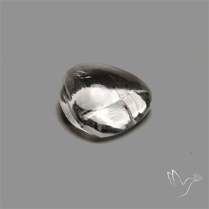 Rare Himalayan Quartz With Rainbow Cabochon