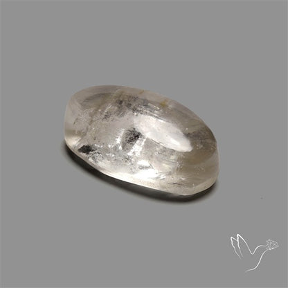 Rare Himalayan Quartz With Rainbow Cabochon