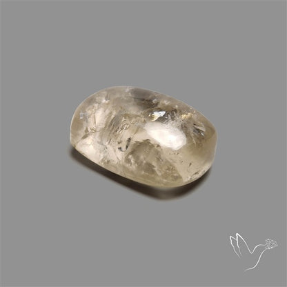 Rare Himalayan Quartz With Rainbow Cabochon