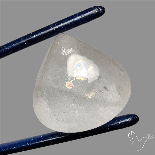 Large Himalayan Quartz With Rainbow Cabochon