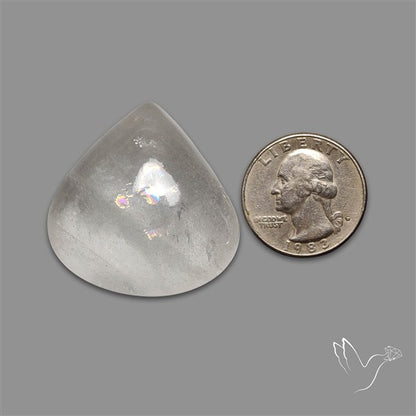 Large Himalayan Quartz With Rainbow Cabochon