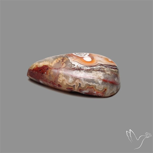 Laguna Lace Agate Cabochon