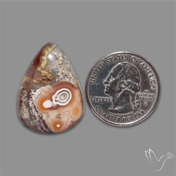 Laguna Lace Agate Cabochon