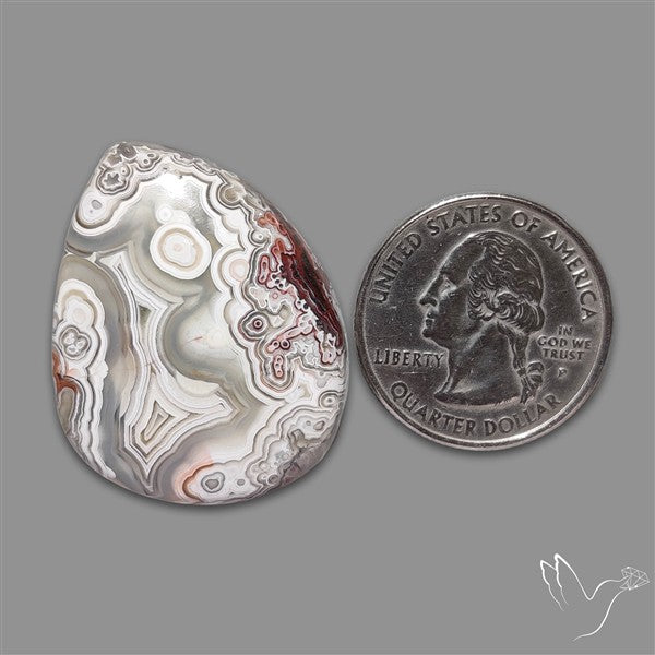 Laguna Lace Agate Cabochon