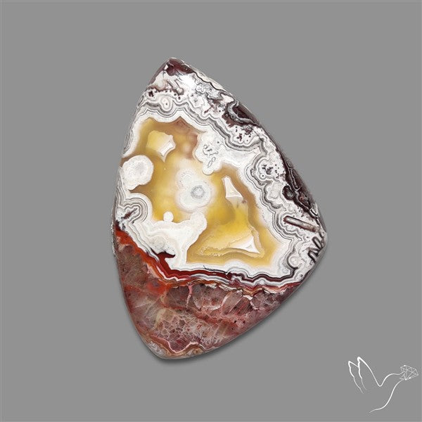 Laguna Lace Agate Cabochon