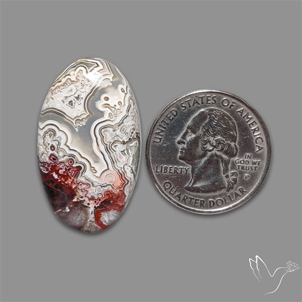 Laguna Lace Agate Cabochon