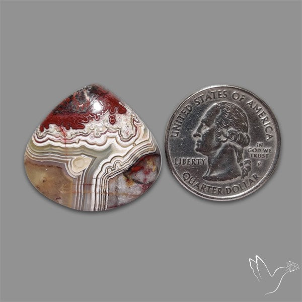Laguna Lace Agate Cabochon