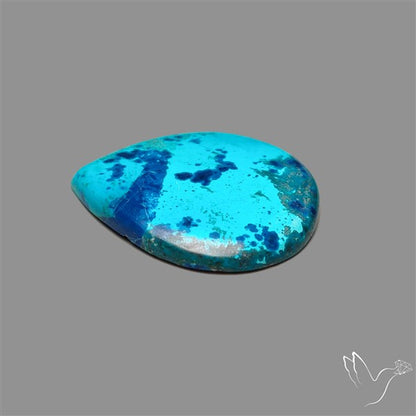 Shattuckite Cabochon with Azurite