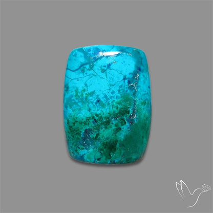 Shattuckite Cabochon with Chrysocolla